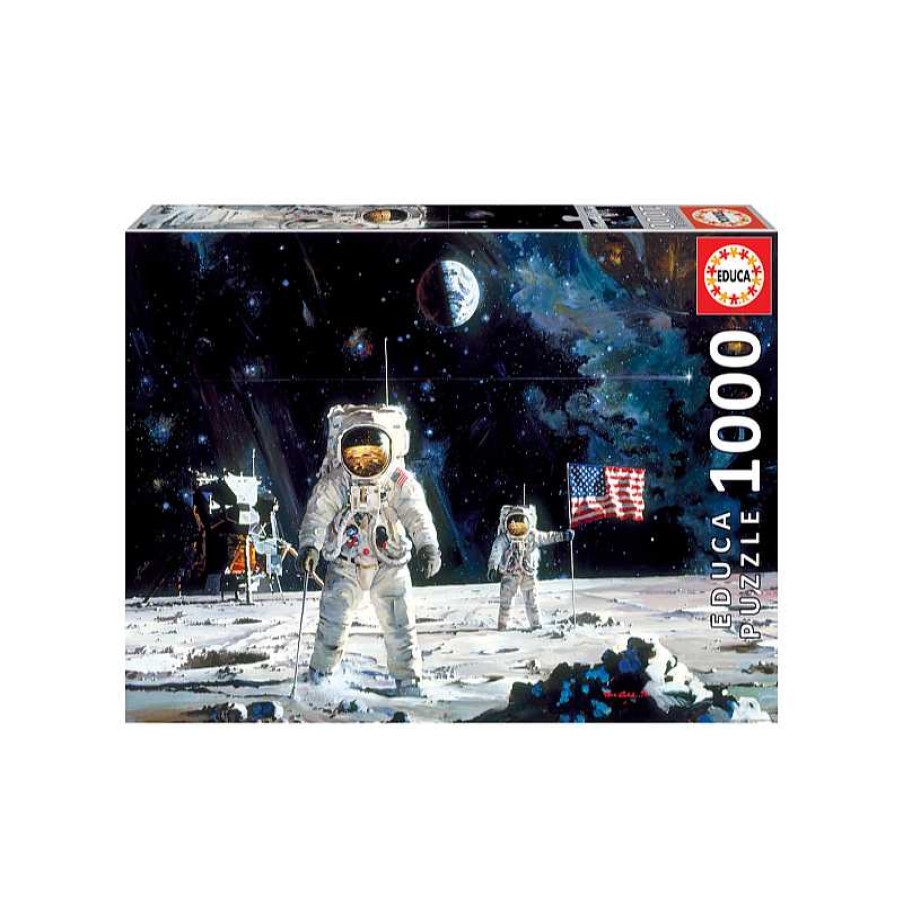 EDUCA Puzzle 1000 Piezas First Men On The Moon | Juguetes