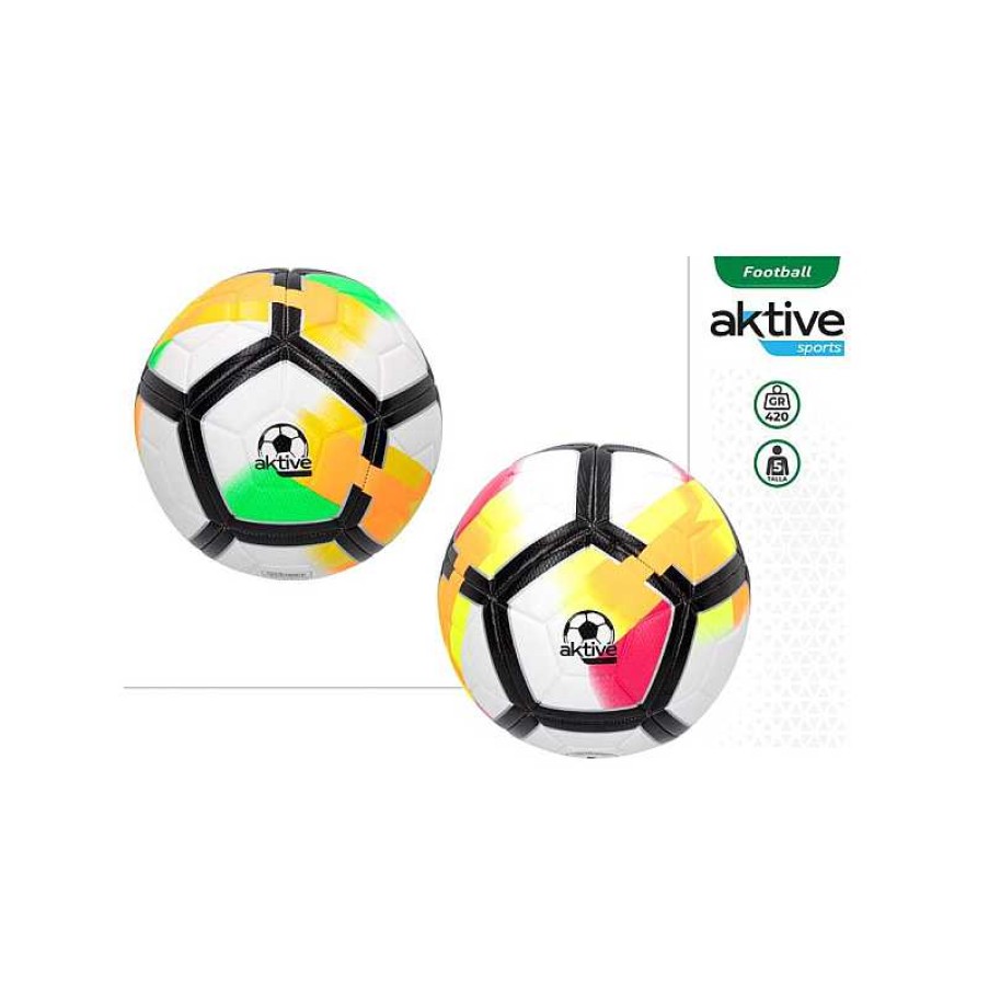 COLOR BABY Balon Futbol Aktive Pvc No.5 420G | Juguetes