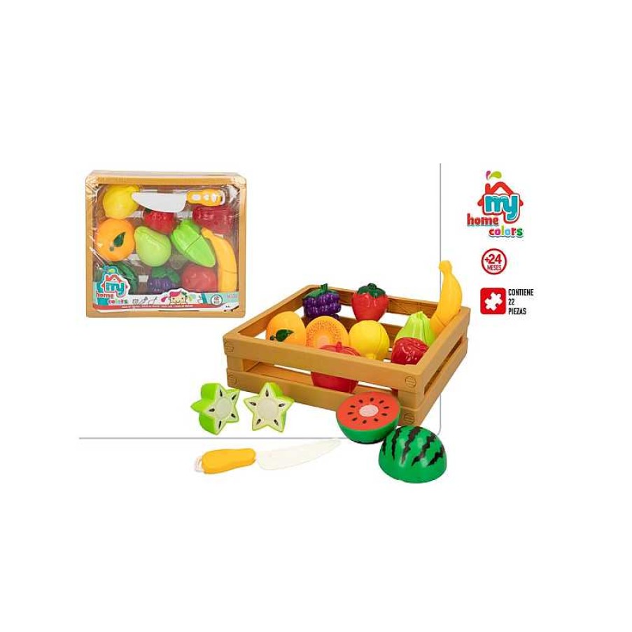 COLOR BABY Set Fruta Y Comidad En Caja | Juguetes