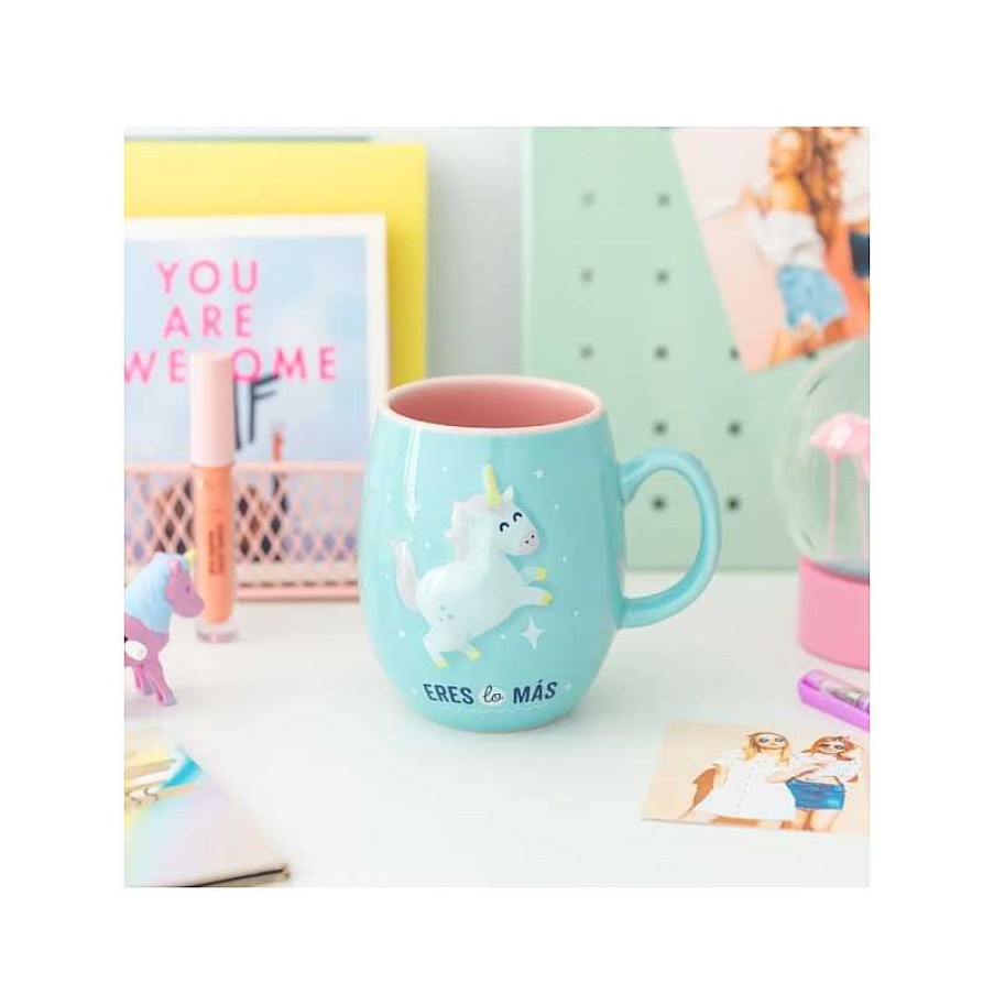 MR WONDERFUL Taza Con Relieve De Unicornio - Eres Lo Mas | Juguetes