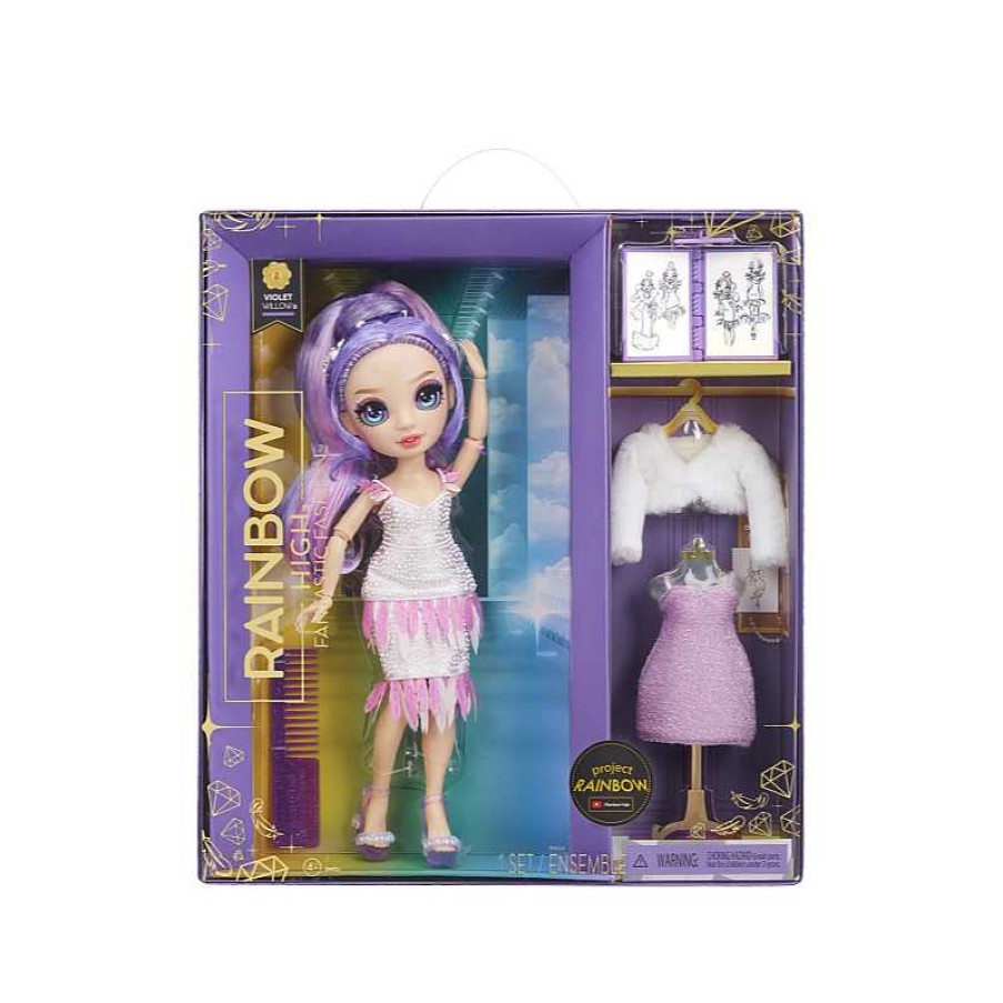 MGA Rainbow High Mu Eca Fantastic Fashion Doll Violet | Juguetes