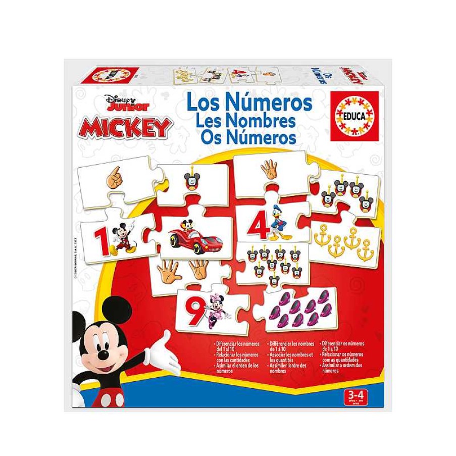 EDUCA Juego Los Numeros Mickey And Friends | Juguetes