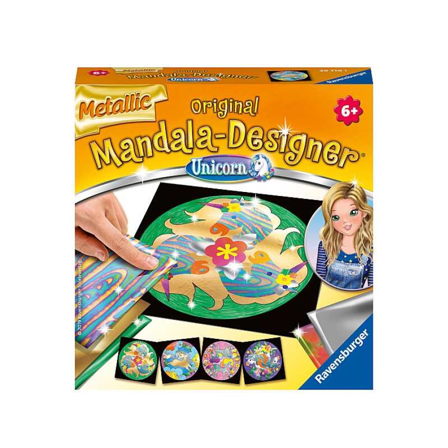 RAVENSBURGER Mandala Designer Metallic Unicorn | Juguetes