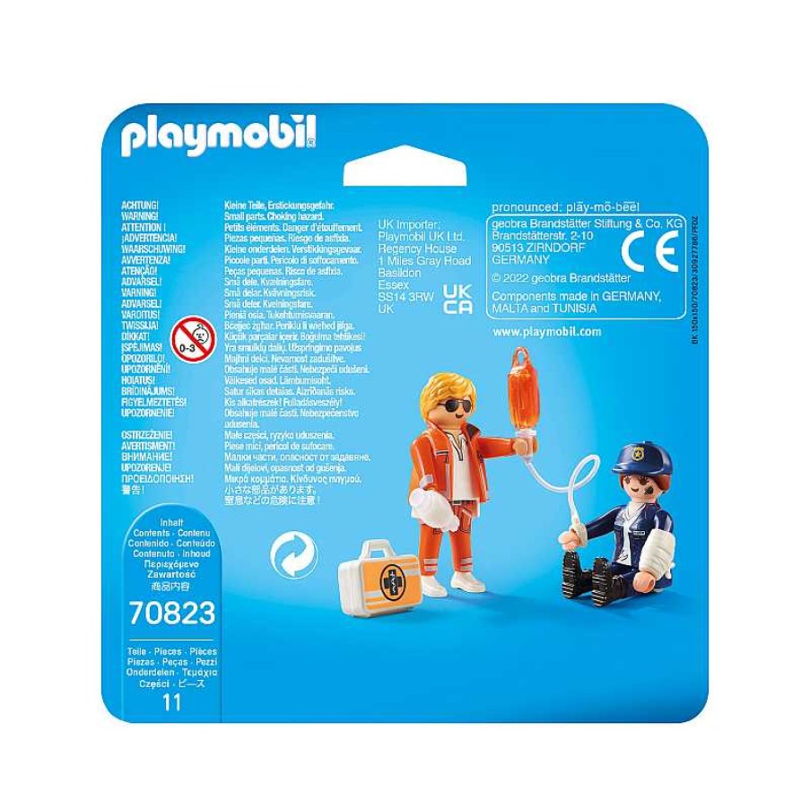 PLAYMOBIL Duo Pack Doctor Y Policia Duo Pack | Juguetes