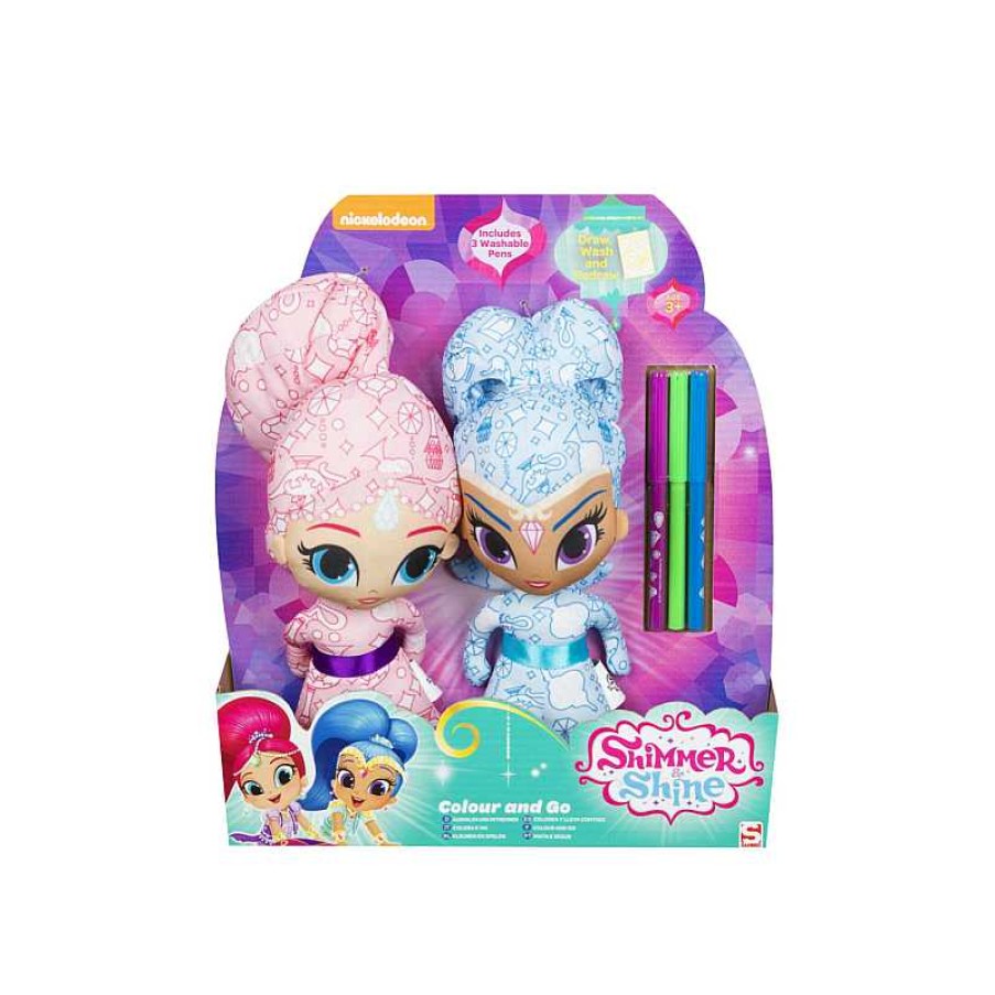 JUGUETES CARRION Shimmer & Shine Colour Me Friends | Juguetes