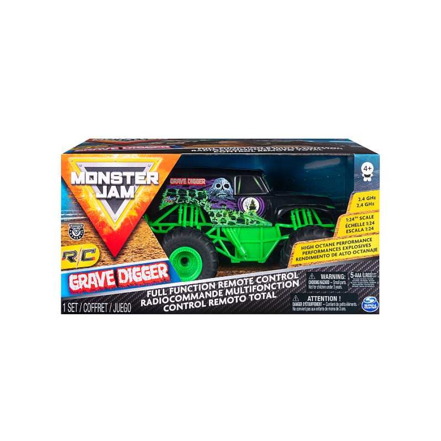 SPIN MASTER Monster Jam Grave Digger Rc 1:24 | Juguetes