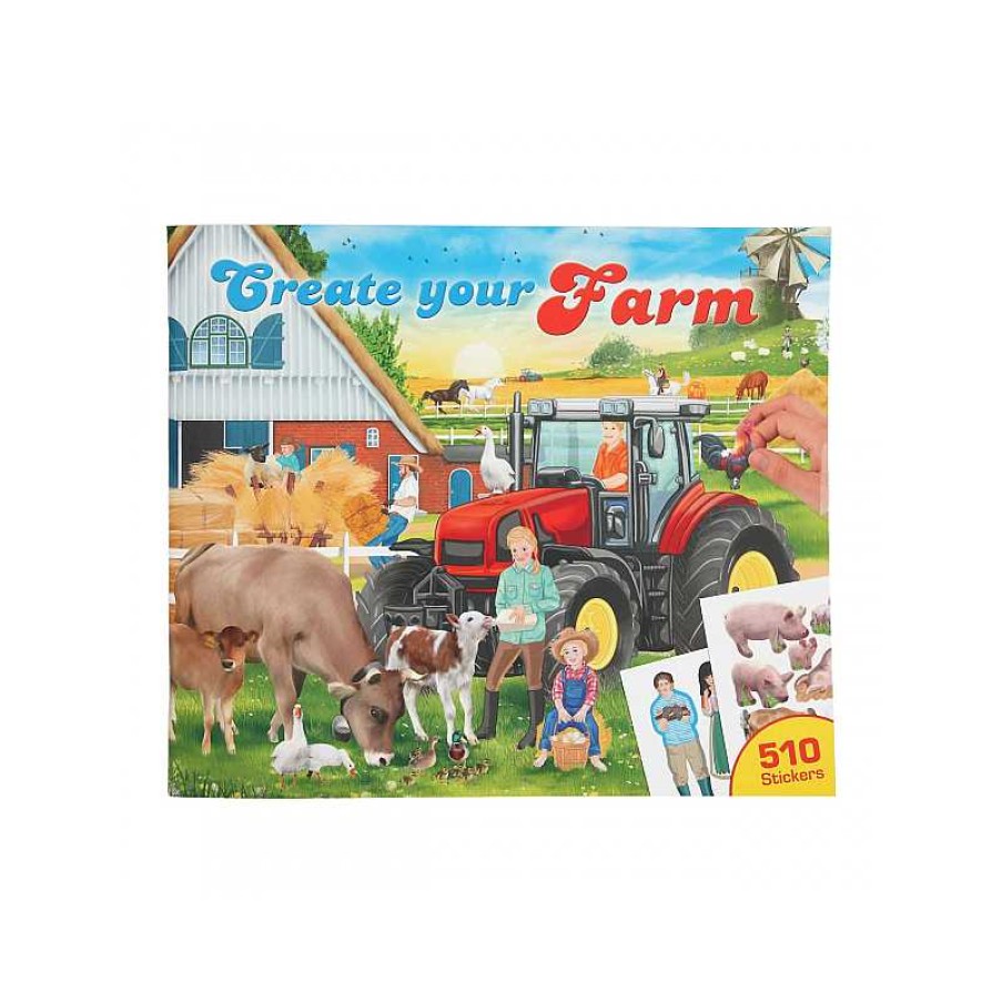 TOP MODEL Create Your Farm Cuaderno Para Colorear | Juguetes