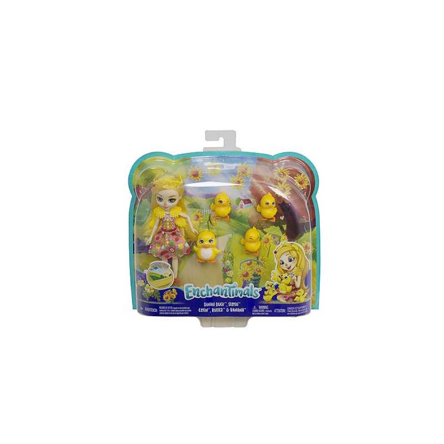 MATTEL Enchantimals Dina Duck Y Pato Slosh | Juguetes