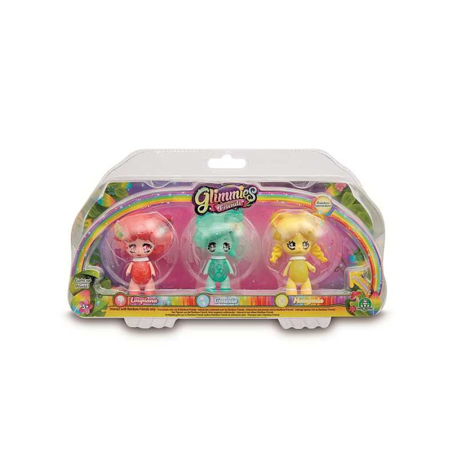 GIOCHI PREZIOSI Glimmies Friends 3 Figuras 6 Cm Serie 2 | Juguetes