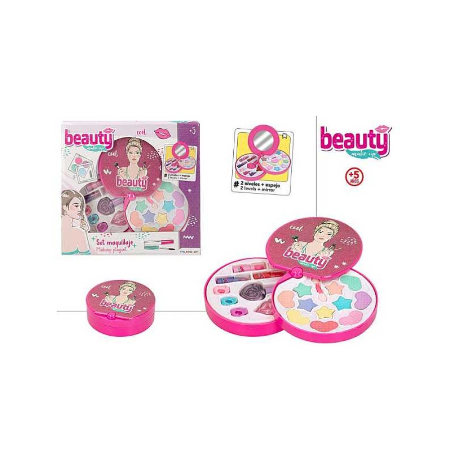 COLOR BABY Beauty-Set Maquillaje Infantil 2 Niveles | Juguetes