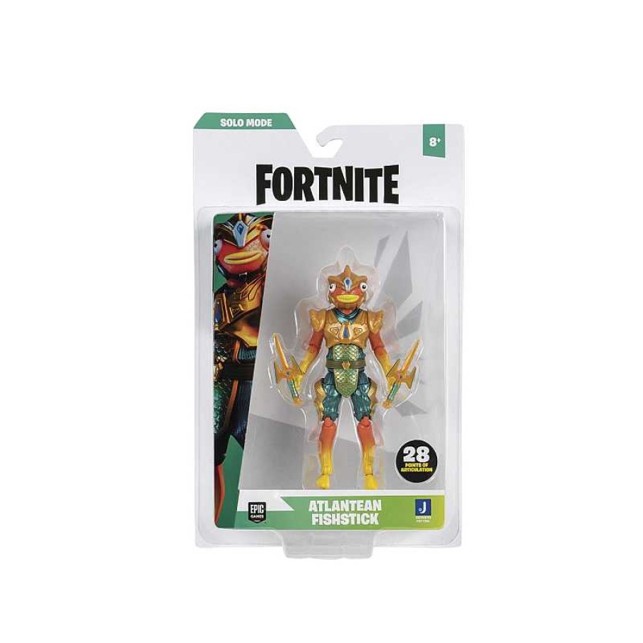 TOY PARTNER Fortnite Solo Mode Core Figure Atlantean Fishstick | Juguetes