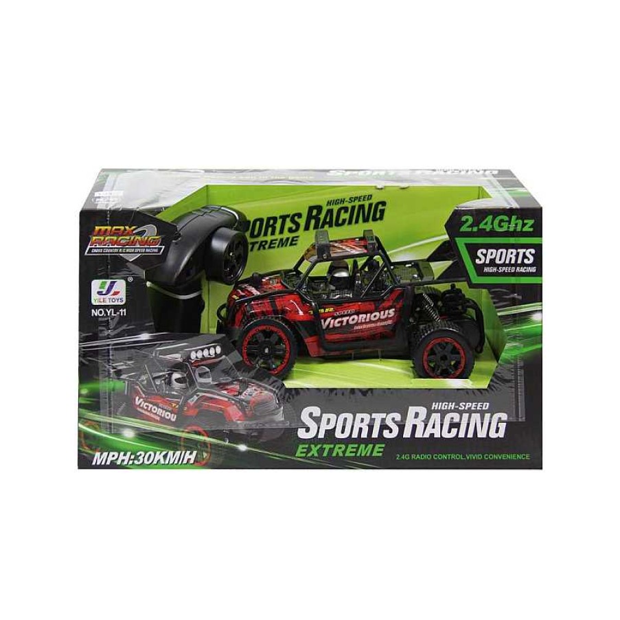 JUGUETES CARRION Coche Radio Control 22Cm Con Piloto Sports Racing | Juguetes