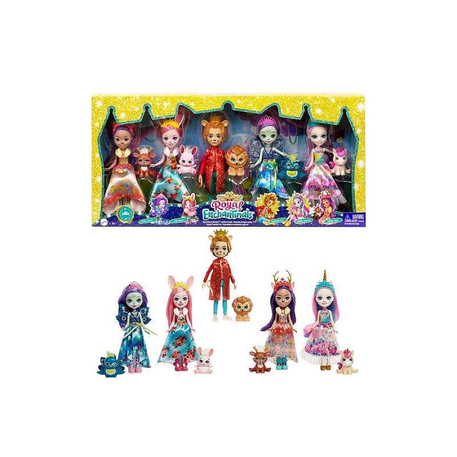 MATTEL Royal Enchantimals Pack 5 Personajes | Juguetes