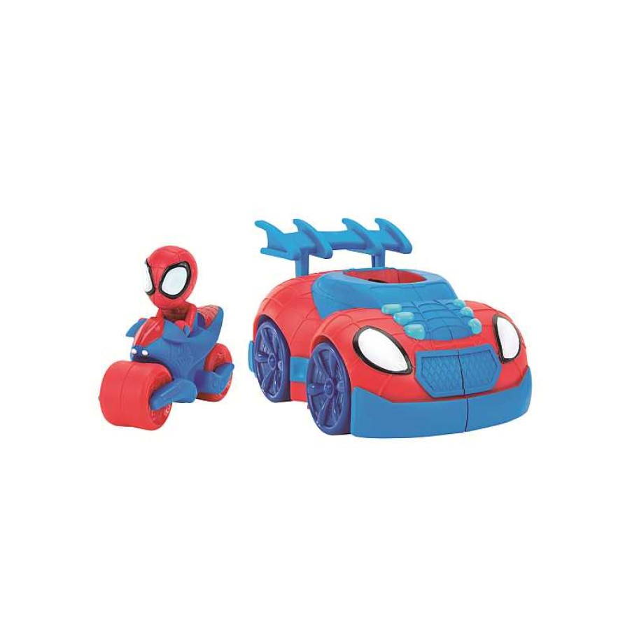 TOY PARTNER Spidey Vehiculo Web Strike 2 En 1 | Juguetes