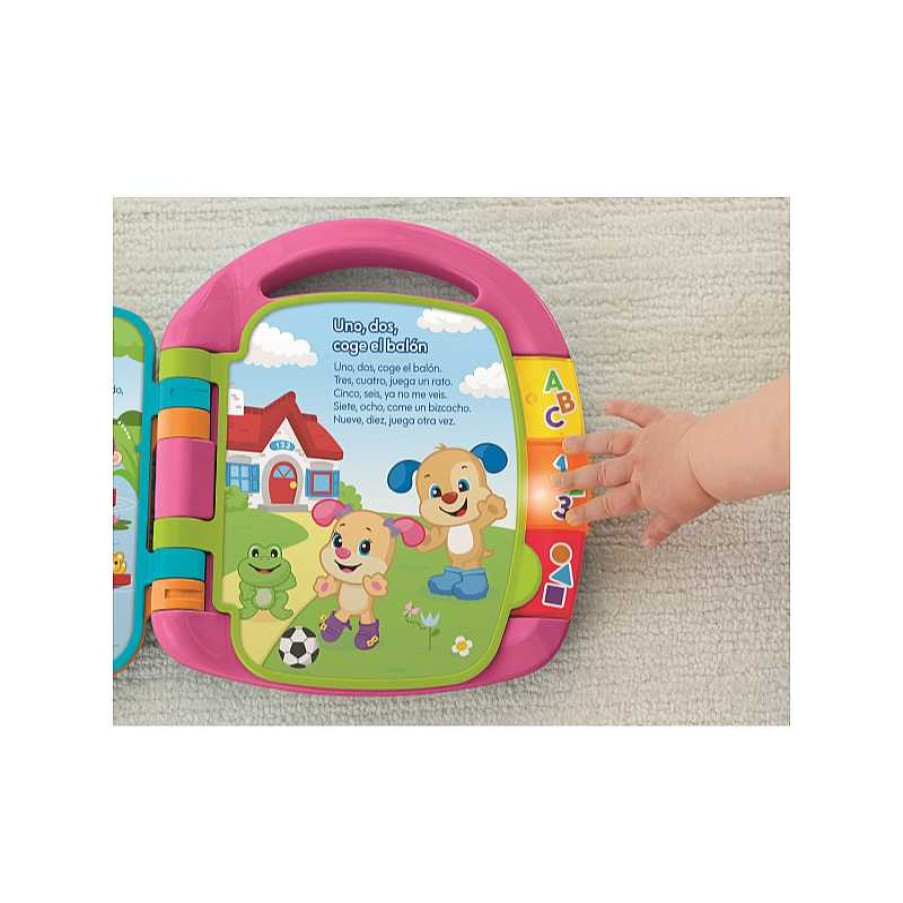 FISHER PRICE Fisher-Price Rie Y Aprende Libro Interactivo De Aprendizaje Rosa | Juguetes