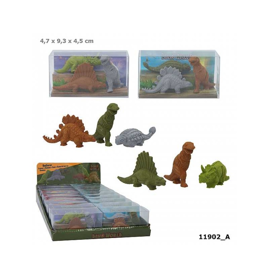 DEPESCHE Dino World Set De Gomas Dinosaurios | Juguetes