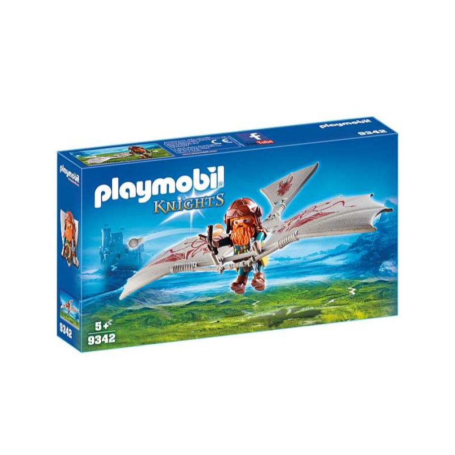 PLAYMOBIL Playmobil Knights Enano Con Maquina Voladora | Juguetes