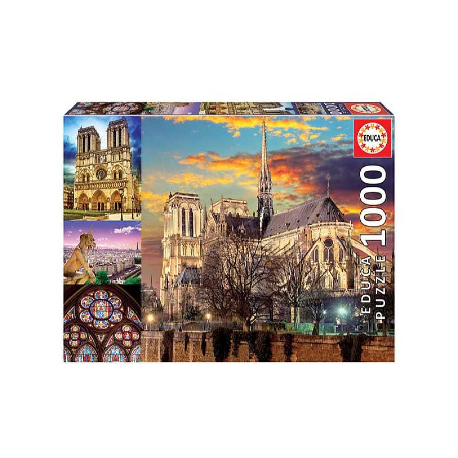 EDUCA Puzzle 1000 Piezas Collage De Notre Dame | Juguetes