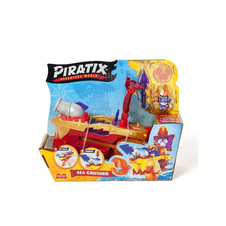 MAGIC BOX TOYS Piratix S - Playset Sea Crusher | Juguetes