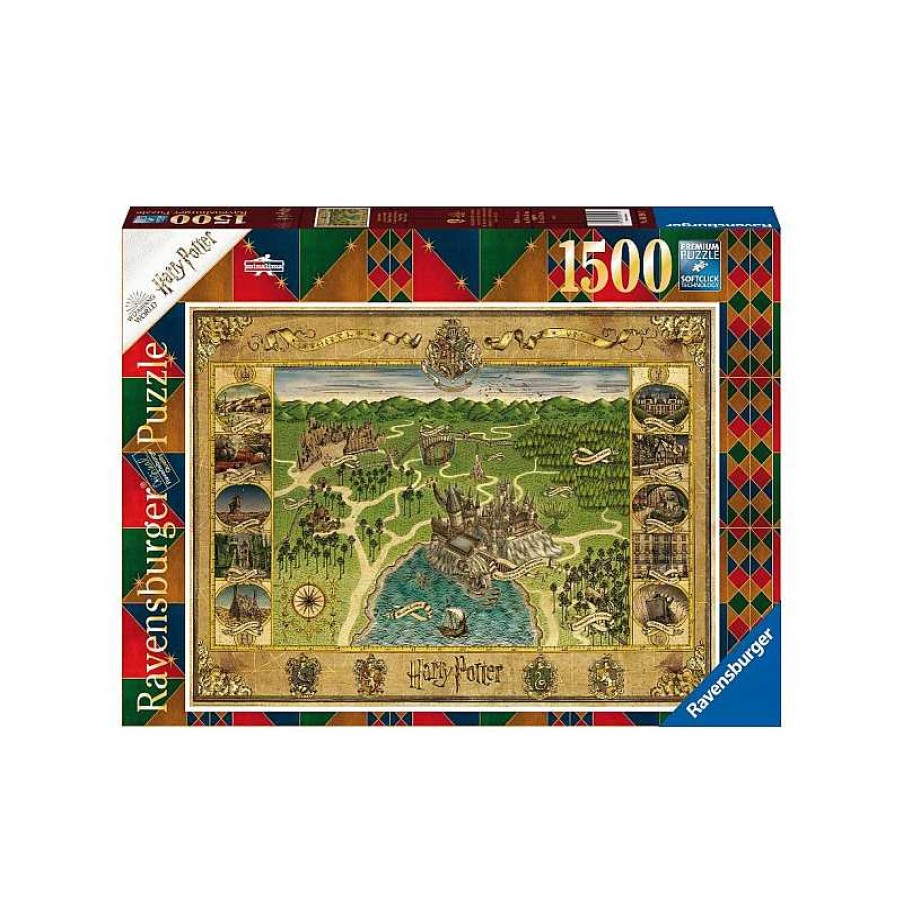 RAVENSBURGER Puzzle 1500 Piezas Mapa De Hogwarts | Juguetes