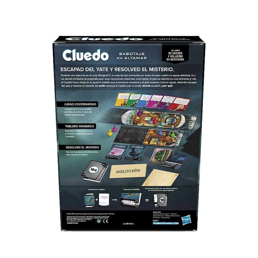 HASBRO Cluedo Escape Sabotaje En Altamar | Juguetes