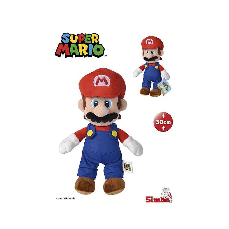 SIMBA Mario Peluche 30 Cm | Juguetes