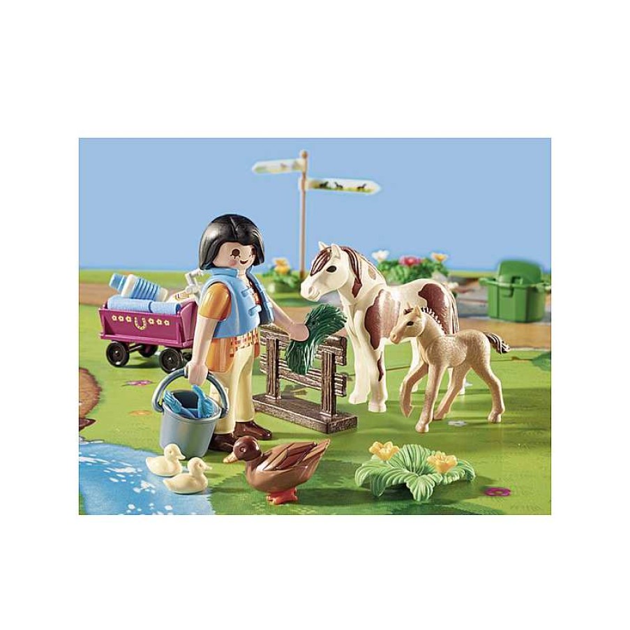 PLAYMOBIL Playmobil Play Map Paseo Con Ponis | Juguetes