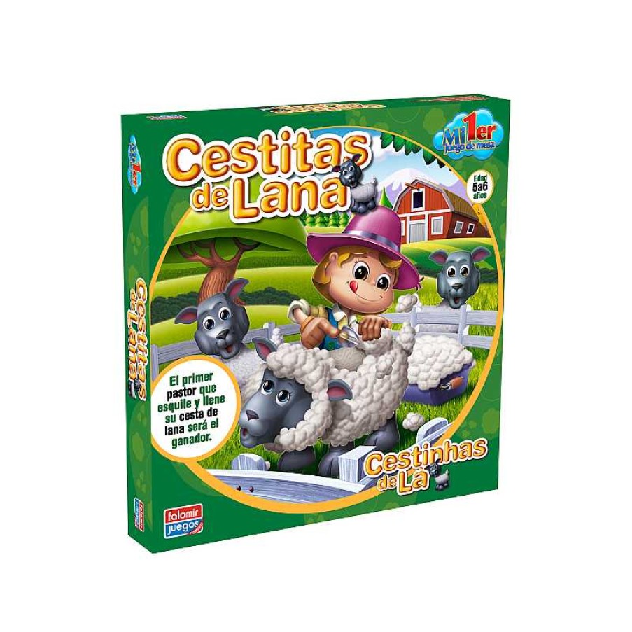 FALOMIR Juego Cestitas De Lana | Juguetes