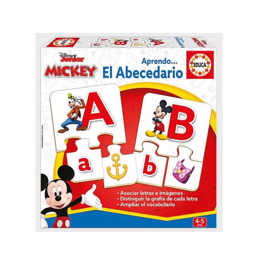 EDUCA Juego El Abecedario Mickey And Friends | Juguetes