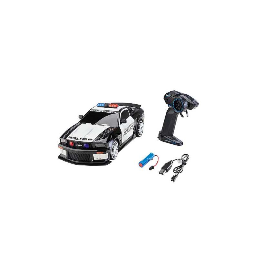 REVELL Rc Car Ford Mustang Us Police 1:12 Bateria Y Cargador Con Luz Y Sonido | Juguetes