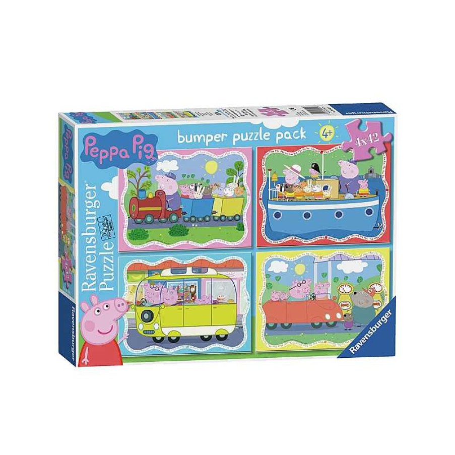 RAVENSBURGER Puzzle 4X42 Piezas Peppa Pig Bumper Pack | Juguetes