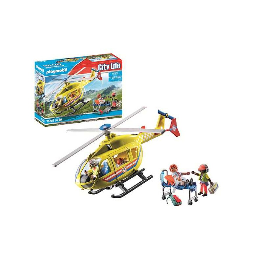 PLAYMOBIL Helicoptero De Rescate | Juguetes