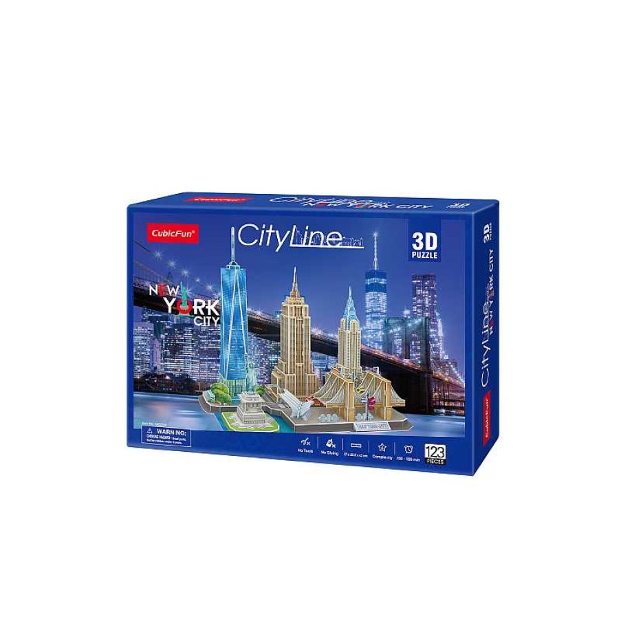 WORLDBRANDS Puzzle 3D City Line New York | Juguetes