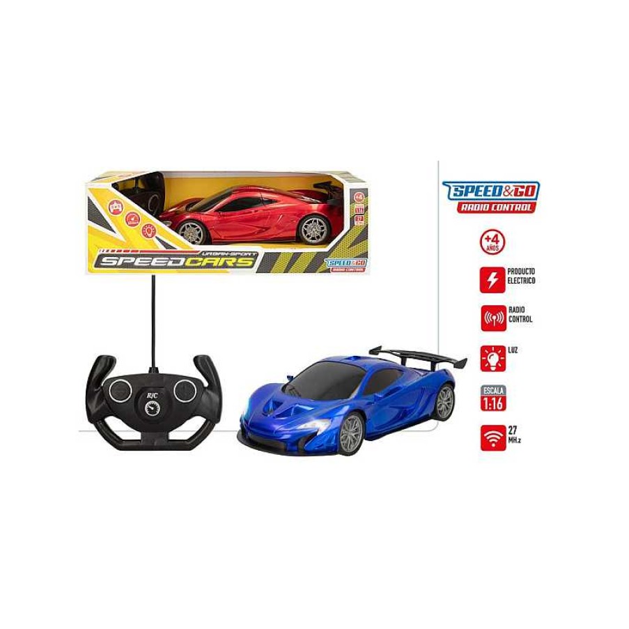 COLOR BABY Coche Rc 1:16 4 Functions 27 Mhz Speed And Go Surtido | Juguetes