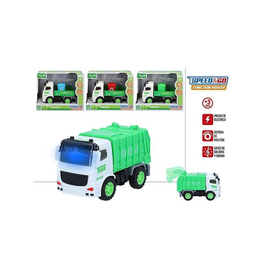 COLOR BABY Camion Elec Reciclaje Speed And Go Surtido | Juguetes