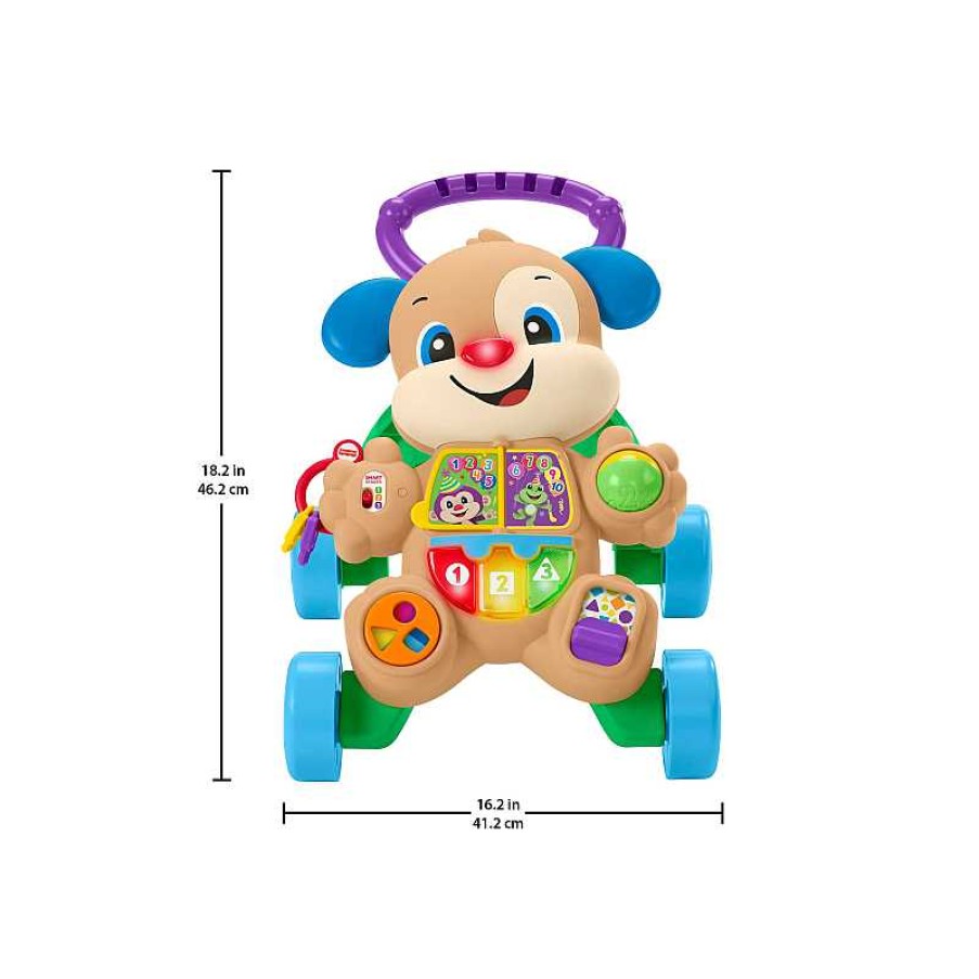 FISHER PRICE Fisher-Price Rie Y Aprende Andador Perrito Primeros Pasos - Multilenguaje | Juguetes