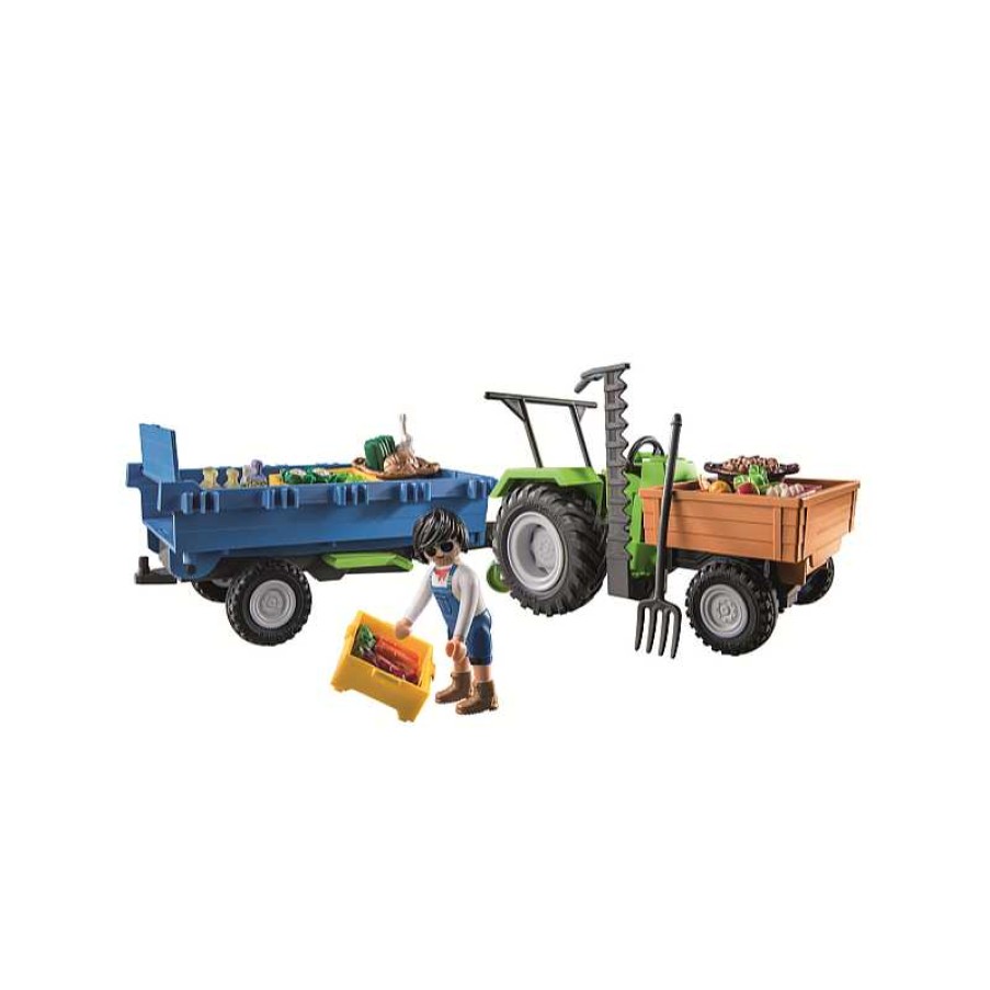 PLAYMOBIL Tractor Con Remolque | Juguetes