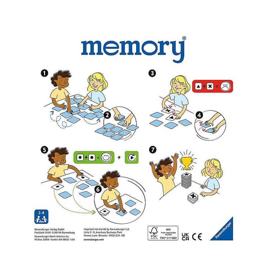 RAVENSBURGER Juego Memory Nature | Juguetes