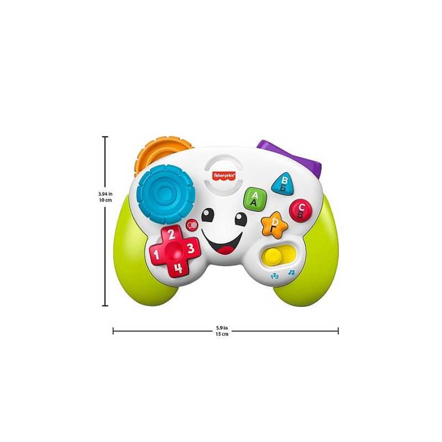 FISHER PRICE Fisher-Price Rie Y Aprende Mi Primer Mando De Consola - Multilenguaje | Juguetes